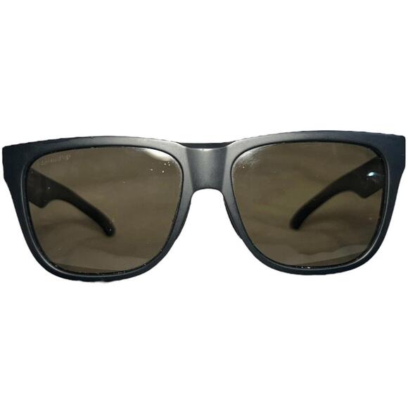 Smith Lowdown 2 Sunglasses Matte Black ChromaPop Gold Amber Lens Unisex - Picture 1 of 6